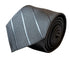 silver grey tie with slate striped design